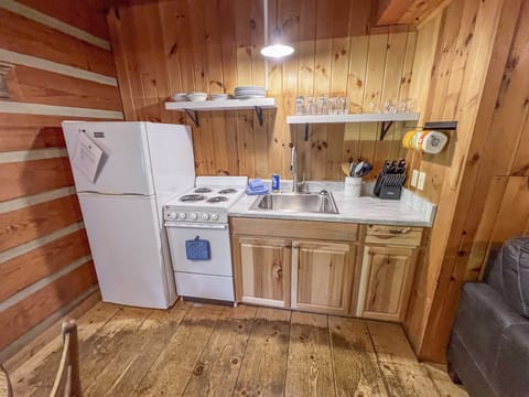 Fully-stocked kitchen