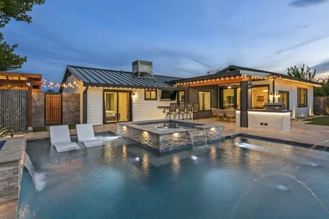 Enjoy the resort style backyard