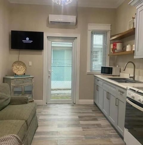 Front room and kitchen