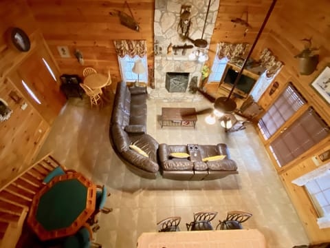 Comanche Hideout - The large rock lodge sits directly on the Frio River at the Comanche Crossing in the heart of Concan.
River views from almost every room and a flat walk into the water make this a Concan favorite!