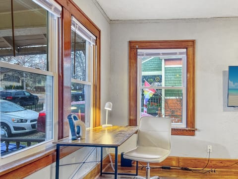 Dedicated work space with a view