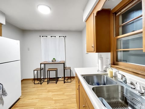 Fully stocked kitchen