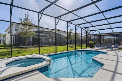 Private back patio