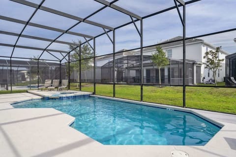 Private back patio