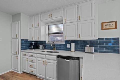 Cook your favorite meals in a fully equipped modern kitchen.