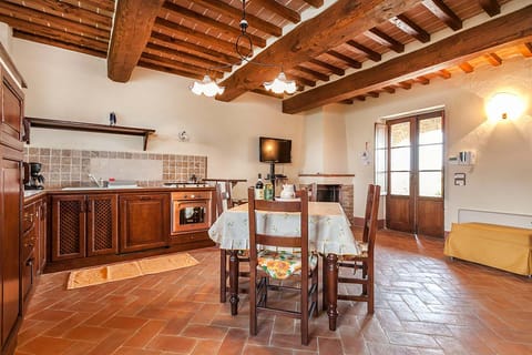 Kitchen and dining area