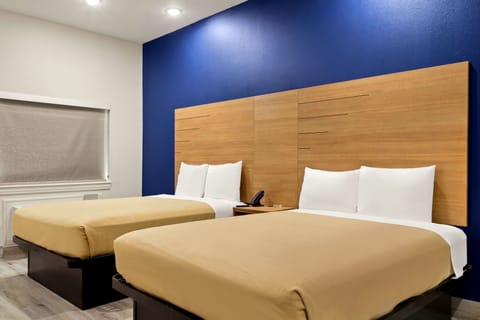 Basic Room, 2 Queen Beds, Non Smoking | 1 bedroom, iron/ironing board, WiFi (free)