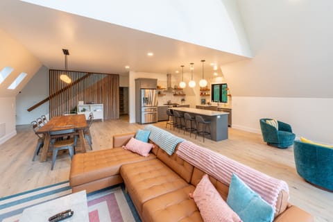 Cozy Sectional | Dining Area | Island Seating