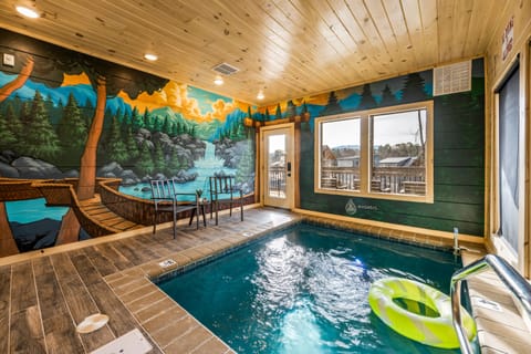 Relax and have fun at this amazing cabin featured on the show Staycations Sports, search "Staycation H2Oasis" on youtube to find our segment!