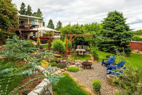 1/3 of an acre property with landscaped backyard