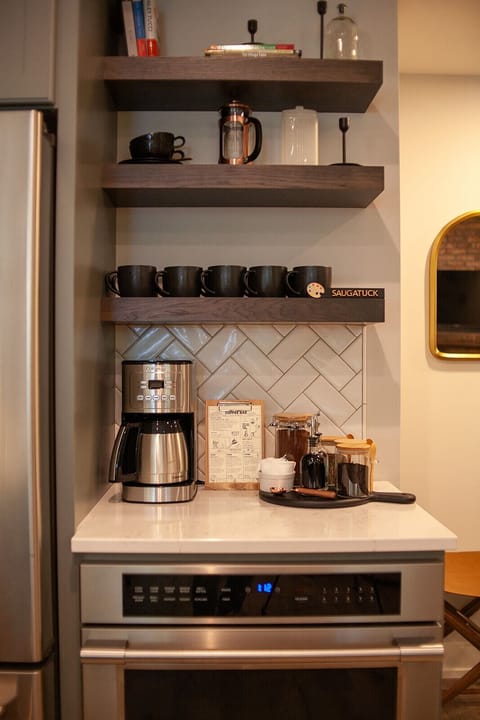 Enjoy local coffee and tea any time of the day!