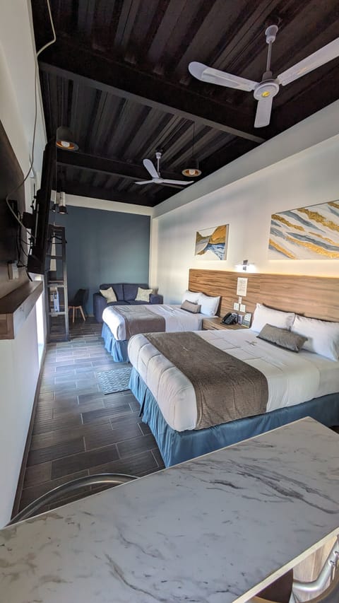 Executive Room, 2 Queen Beds | In-room safe, desk, iron/ironing board, free WiFi