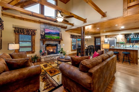 Love the cozy Living Room