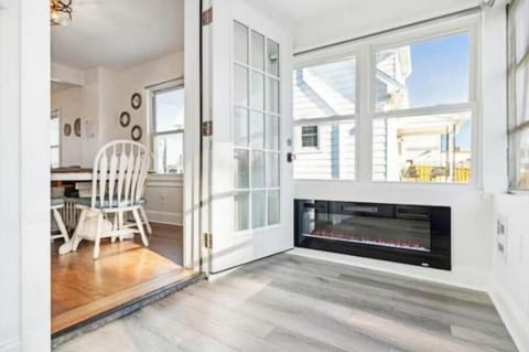 Reading and Fireplace Area