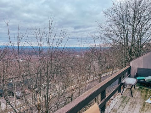 View from deck outside the living room

