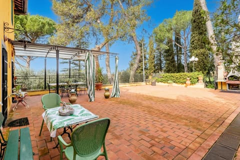 Family House, 5 Bedrooms, Fireplace, Mountainside (Villa Paola Private Pool Gym in) | Outdoor dining