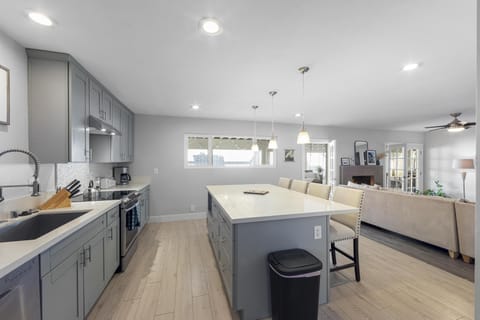 Plenty of space for you and your guests to gather around.