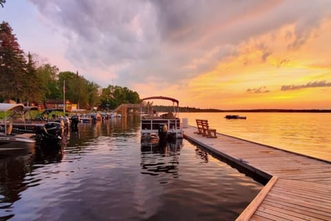 Harmony Beach Resort’s Full Service Marina on Lake Kabetogama in Voyageur's National Park