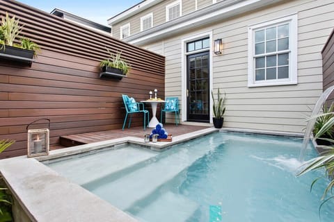 Shared Outdoor Area | Heated Cocktail Pool | Outdoor Dining  | First Floor