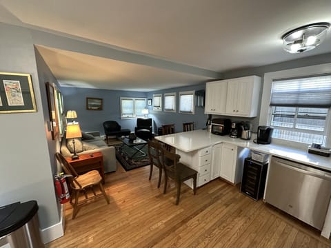 Open Kitchen, Dining and Living Space