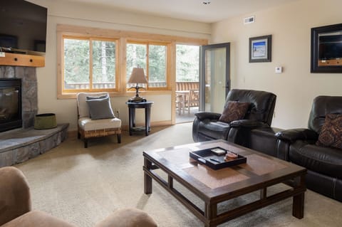 Living Room with Gas Fireplace