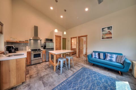 Beautiful open space with high vaulted ceilings
