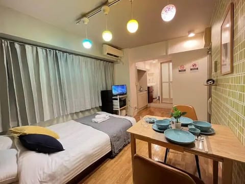 Basic Apartment | Blackout drapes, iron/ironing board, WiFi (free), bed sheets