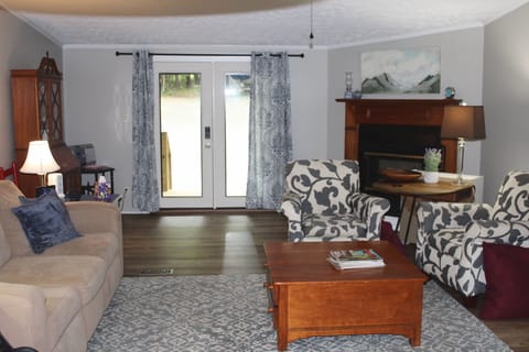 Living room to front door