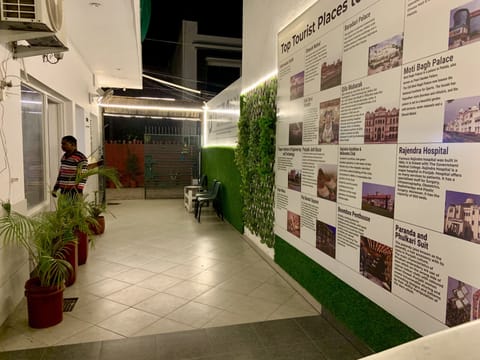 Interior entrance