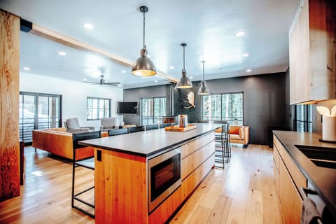 Fully stocked kitchen