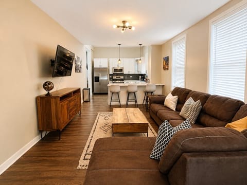 Open Concept Living Room and Kitchen