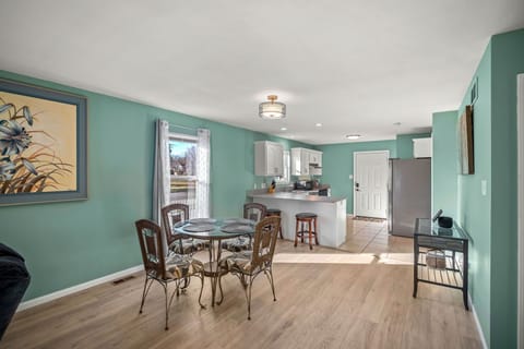 Open concept dining area