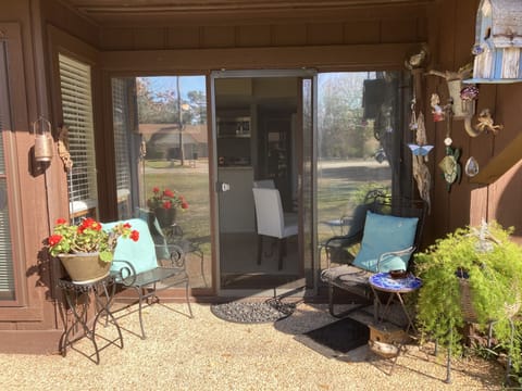 Relax on the back porch