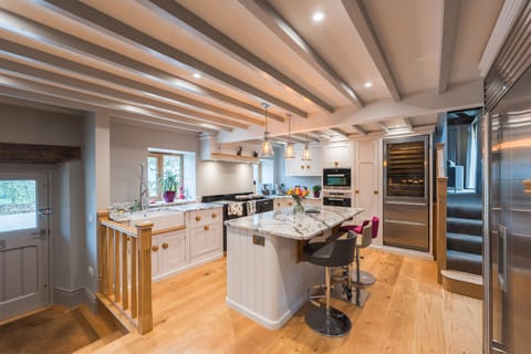 kitchen and front door