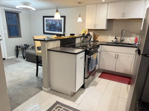 Fully stocked kitchen