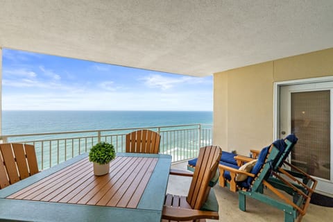 Balcony with furniture