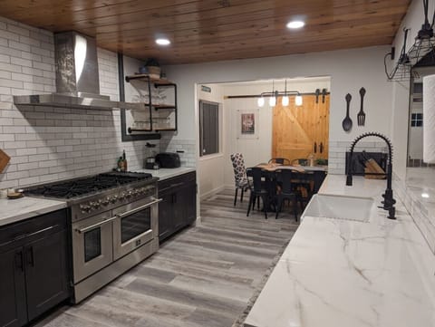 Culinary dreams come true in our kitchen featuring an 8-burner stove