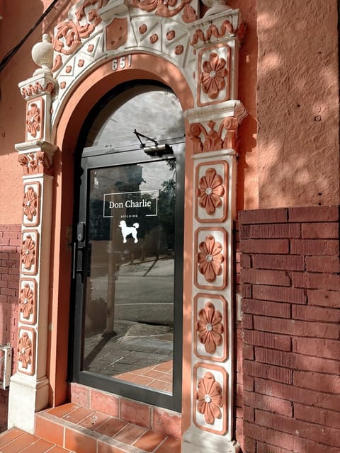 Entrance to the Don Charlie Building.