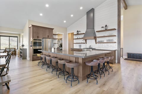 Kitchen island view north view