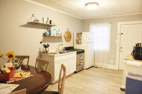 Kitchen and dining area
