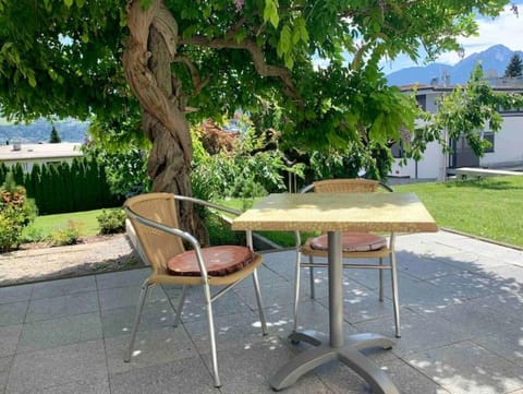 Die gemütliche Terrasse.