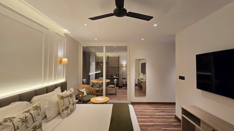 Senior Room | Premium bedding, memory foam beds, desk, laptop workspace