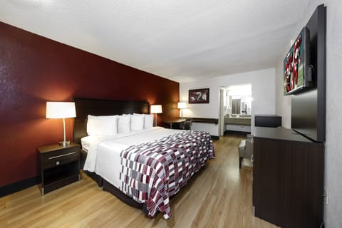 Desk, blackout drapes, free cribs/infant beds, free WiFi