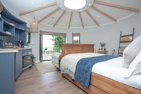 Cynefin Internal Kitchen and Kingsize Bed