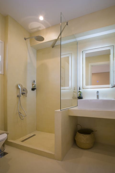 Standard Room | Bathroom | Shower, rainfall showerhead, hair dryer, towels