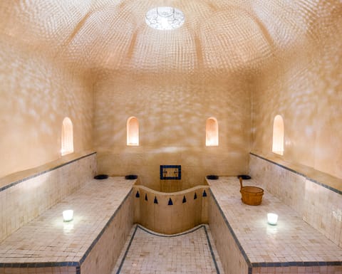 Couples treatment rooms, Turkish bath, body treatments, body wraps