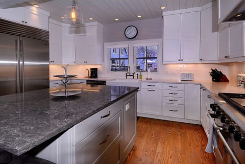 Oversized Sub Zero frig, large island