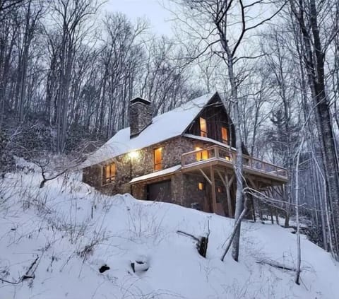 LuDyLo Cabin in the winter