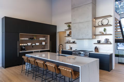 Main kitchen w/48" range, double oven, oversized fridge/freezer, two dishwashers