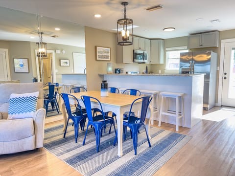 Plenty of dining space for up to 10 people